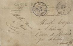 CARTE PHOTO Militaria Chasseurs Alpins 