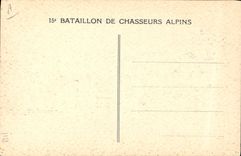 CPA Militaria Chasseurs Alpins 