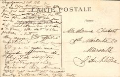 Vintage Postcard Boat the catastrophe of Freedom wrecks