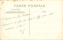 CPA Bateau Liberte Cuirasse d'escadre Detruit en rade de Toulon