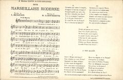 CPA Marseillaise Moderne Renaudin Labourbette