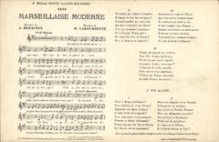 CPA Marseillaise Moderne Renaudin Labourbette