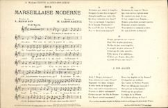 CPA Marseillaise Moderne Renaudin Labourbette