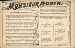CPA Monsieur Rodin Delormel Garnier 