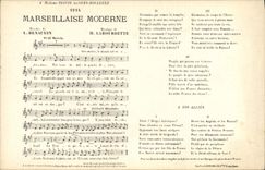 CPA Marseillaise Moderne Renaudin Labourbette