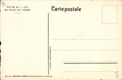 Vintage Postcard the song of the needles Amelie de Nery