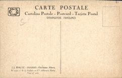 Vintage Postcard Folklore Alsace Hansi SIGNAL