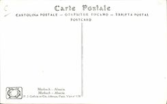 Vintage Postcard Folklore Alsace Hansi Murbach SIGNAL