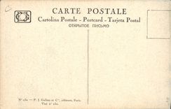 Vintage Postcard Folklore Alsace Waltz Hansi the place of walk has Ribeauville