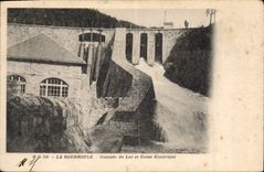 CPA Electricite La Bourboule Cascade du lac et usine electrique