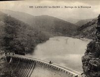 CPA Electricite Lamalou les Bains Barrage de la Biconque