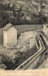 Vintage Postcard Electricity Camp of hydraulic Larzac Usune bringing water