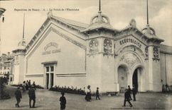 CPA Electricite Exposition de Nancy Le palais de l'electricite