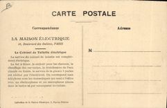 CPA Electricite La maison electrique Rue le Peletier Paris La cabinet de toilette electrique
