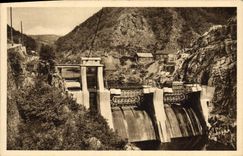 CPA Electricite Vallee de la Truyere Le barrage de la Cadene Les eaux de la Truyere