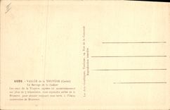 Vintage Postcard Electricity Valley of Truyere stopping of Cadene water of Truyere