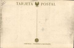 Vintage Postcard Interior Electricity of the Vista Exchange of los 4 grupos of 6000 Kv