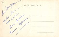 Vintage Postcard Langeac Electricity stopping on Combining it electric factory
