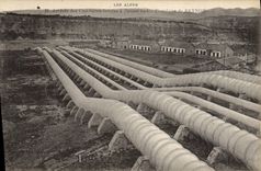 Vintage Postcard Electricite Arrived of the conduits forcees has the electric hydro factory of Beynon