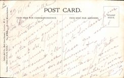 Vintage Postcard Fantaisie Illustrator Children I am a guard of the property