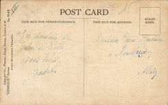 Vintage Postcards Fantaisie Illustrator Child A little behind with the rent