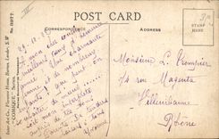 Vintage Postcard Fantaisie Illustrator Donald Mc Gill Enfant Ounce in has blue moon