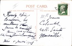 Vintage Postcard Fantasy Illustrator Child Best wishes