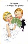 Vintage Postcard Fantasy Illustrator Children Six appeal