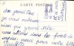 Vintage Postcard Cervieres close Noiretable the old city