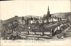 Vintage Postcard Castle Thierry