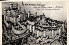 Vintage Postcard Castle City