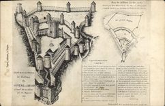 Vintage Postcard Chataeu de Noyers on Serain