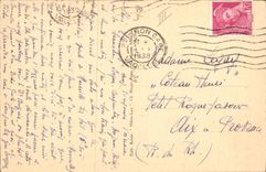 Vintage Postcard Avignon the bridge St Benezet with 16th