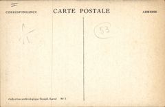 Vintage Postcard Seen of the bridge of Laval