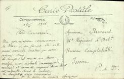 Vintage Postcard Castle Thierry the city and the strong castle