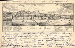 CPA Vue de la ville et chateau de Chinon 