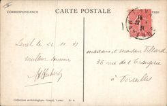 Vintage Postcard Oat-field