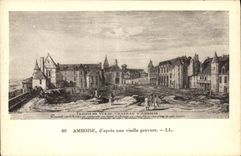 CPA Amboise d'apres une vieille gravure 