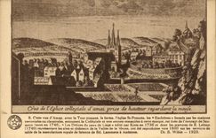 CPA Arnay Tour romane Ferme Eglise St Pompee 