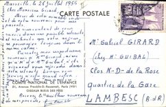 Vintage Postcard blue Birds of the fairies