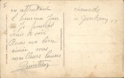 CPA Militaria Chasseurs Alpins 