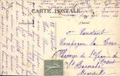 Vintage Postcard Militaria Alpine hunters Modane Col of Frejus French and Italian Soldiers has the border
