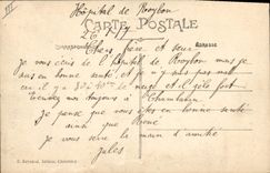 CPA Militaria Chasseurs Alpins Ecole a feu du 80 de montagne