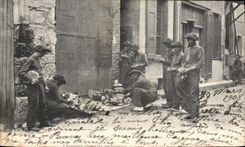 CPA Militaria Chasseurs Alpins en manoeuvres