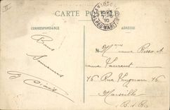 CPA Militaria Chasseurs Alpins et Lac Alpestre 