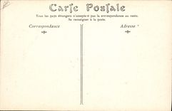 Postal Barco PORT militar de Brest Entrada del blindaje Léon Gambetta