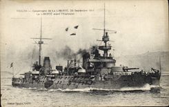 CPA Bateau Toulon Catastrophe de la Liberte avant l'explosion