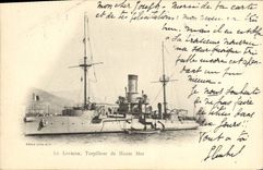CPA Bateau Le Levrier Torpilleur en haute mer