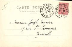 Vintage Postcard Boat the Greyhound Destroyer in open sea