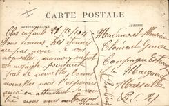 Vintage Postcard Bateau the explosion of Freedom armours It Liberte before the explosion